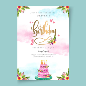 Birthday Invitation Cards
