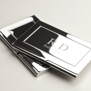 Engraved Metal Visiting Cards Holders