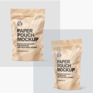 Kraft Paper Stand Up Pouches