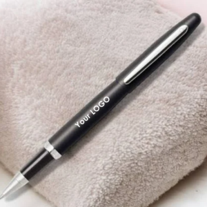 Premium Brush Stone Black Ballpoint Pens