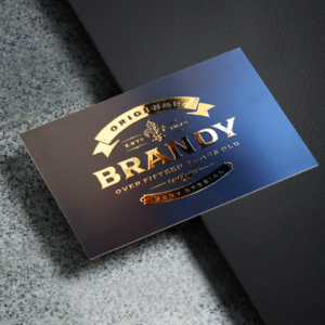 Raised Foil Visiting Cards