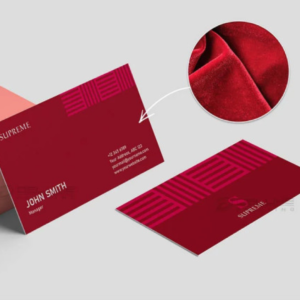 Velvet Touch Visiting Cards